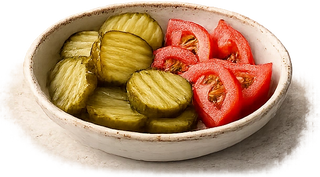 Extra Pickles & Tomatoes