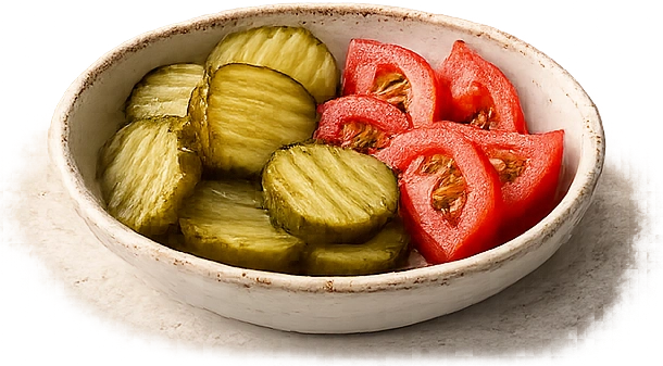 Extra Pickles & Tomatoes